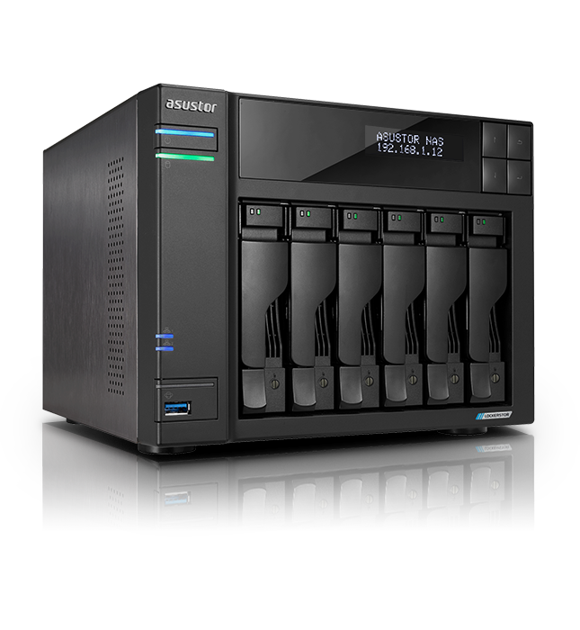 Asustor,Lockerstor 6 Gen2  6 Bay NAS, AS6706T