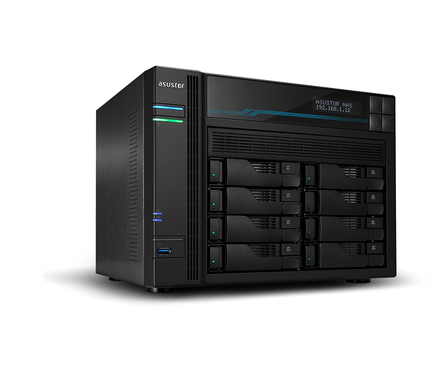 Asustor,8 bay NAS, Tower, EU, 8GB DDR4 / FG AS6508T