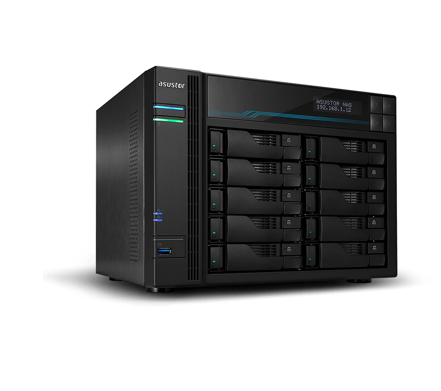 Asustor,10 bay NAS, Tower, EU, 8GB DDR4 / F AS6510T